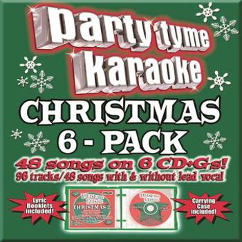 Music - CD Party Tyme Karaoke - Christmas 6-Pack (48+48-song  Book