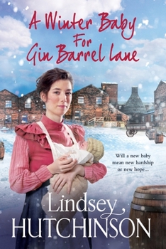 Paperback A Winter Baby for Gin Barrel Lane [Large Print] Book