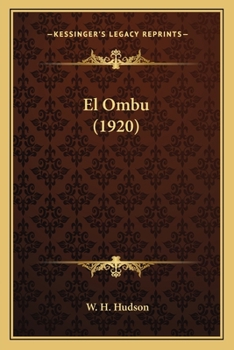 Paperback El Ombu (1920) [Spanish] Book