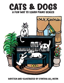 Paperback Cats & Dogs: A Fun Way to Learn Piano Scales Book