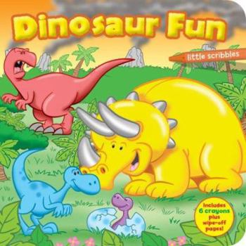 Board book Dinosaur Fun [With Crayons] Book