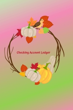 Checking Account Ledger: Handy Size 6"x 9" | 6 columns For Easy Reconciliation | Balance View on Every Page | Personal or Business Checkbook Log