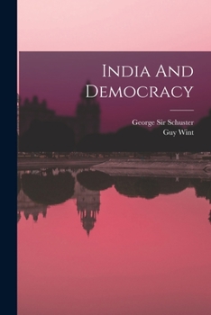 Paperback India And Democracy Book
