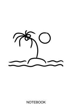 Notebook: Surfer Notizbuch | Palmen Insel Inseltraum | Abenteuer Surf Tagebuch | Schreibheft | Journal | Planer | Geschenk für Wellenreiter und Surfer ... 22,9 cm I Liniert I 120 Seiten (NATURE PRINT)