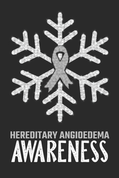 Hereditary Angioedema Awareness: Christmas Snowfall College Ruled Hereditary Angioedema Awareness Journal, Diary, Notebook 6 x 9 inches with 100 Pages