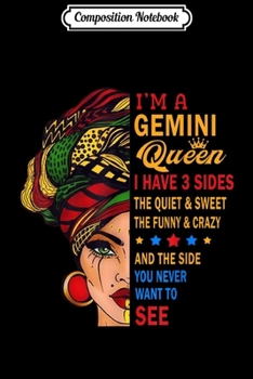 Paperback Composition Notebook: Gemini Queens Are Born in May 21 - June 21 Journal/Notebook Blank Lined Ruled 6x9 100 Pages Book