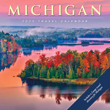Calendar Michigan 2025 12 X 12 Wall Calendar Book