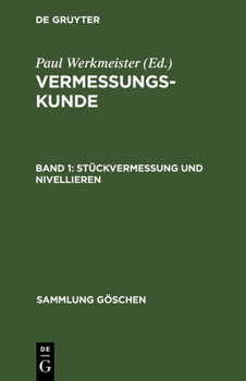 Hardcover Stückvermessung Und Nivellieren [German] Book