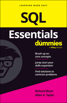 Paperback SQL Essentials for Dummies Book