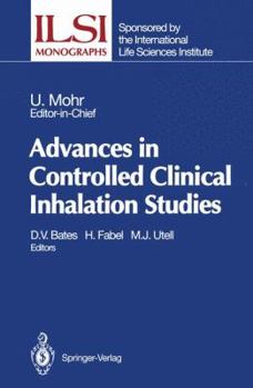 Paperback Advances in Controlled Clinical Inhalation Studies Book