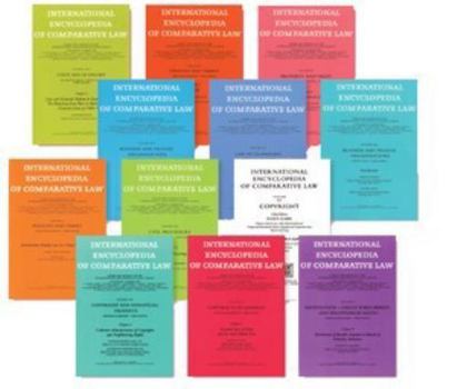 Paperback International Encyclopedia of Comparative Law, Instalment 43 Book