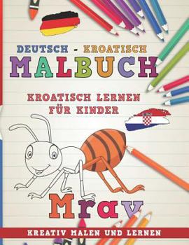 Paperback Malbuch Deutsch - Kroatisch I Kroatisch Lernen F [German] Book