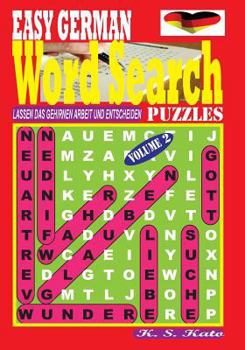 Paperback EASY GERMAN Word Search Puzzles. Vol. 2 [German] Book
