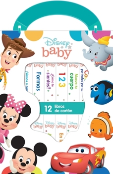 Misc. Disney Baby: Mi Primera Biblioteca: 12 Libros de Cartón [Spanish] Book