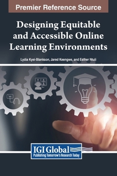 Hardcover Designing Equitable and Accessible Online Learning Environments Book
