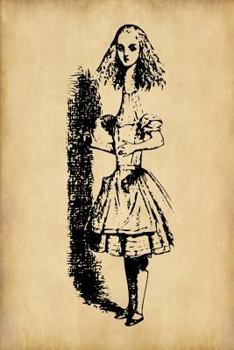 Paperback Alice in Wonderland Journal - Tall Alice: 100 page 6" x 9" Ruled Notebook: Inspirational Journal, Blank Notebook, Blank Journal, Lined Notebook Book