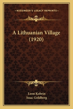 Paperback A Lithuanian Village (1920) Book