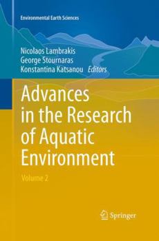 Paperback Advances in the Research of Aquatic Environment: Volume 2 Book