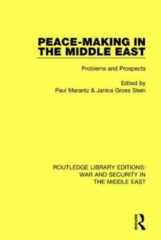 Paperback Peacemaking in the Middle East: Problems and Prospects Book