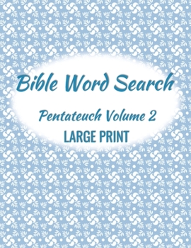 Paperback Bible Word Search Pentateuch Volume 2 Large Print Book