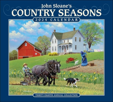 Calendar John Sloane's Country Seasons 2024 Deluxe Wall Calendar Book