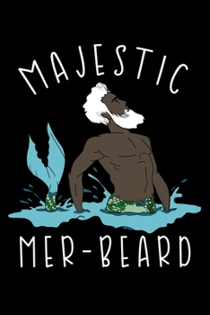Paperback Majestic Mer Beard: Comic Book Notebook Paper Book
