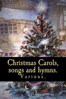 Paperback Christmas Carols, songs and hymns. Book