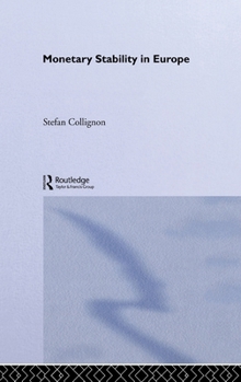 Hardcover Monetary Stability in Europe Book