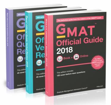 Paperback GMAT Official Guide 2018 Bundle: Books + Online Book
