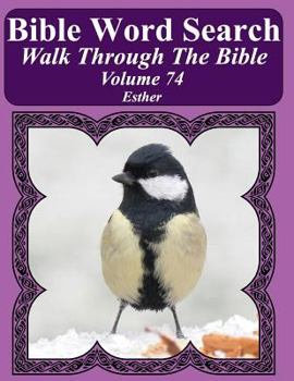Paperback Bible Word Search Walk Through The Bible Volume 74: Esther Extra Large Print Book