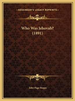 Who Was Jehovah?