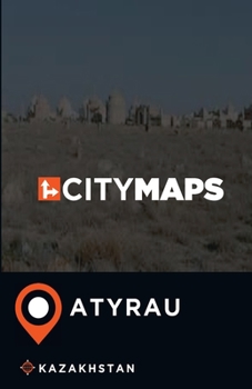 Paperback City Maps Atyrau Kazakhstan Book