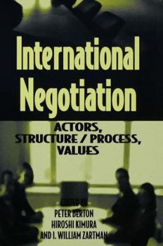 Hardcover International Negotiation: Actors, Structure Book