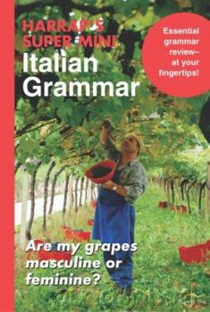 Paperback Harrap's Super-Mini Italian Grammar Book
