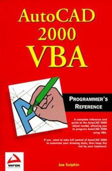 Paperback AutoCAD 2000 VBA Programmers Reference Book