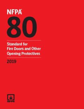 Paperback NFPA 80, Standard for Fire Doors and Other Opening Protectives 2019 ed. Book