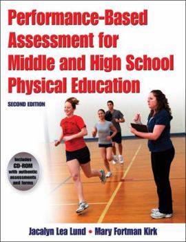 Paperback Performance-Based Assessment for Middle and High School Physical Education [With CDROM] Book