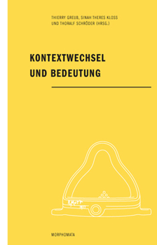 Paperback Kontextwechsel Und Bedeutung [German] Book