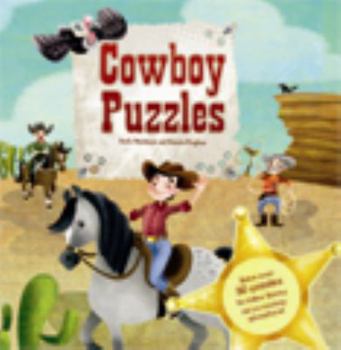 Hardcover Cowboy Puzzles Book