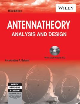 Paperback Antenna Theory: Analysis And Design, 3Rd Ed Book