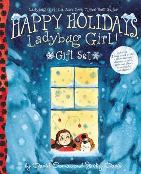 Hardcover Happy Holidays, Ladybug Girl! Gift Set [With Banner, Press-Out Pieces and 2 Board Books and Glitter Marker] Book