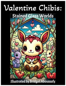 Paperback Valentine Chibis: Stained Glass Worlds Book