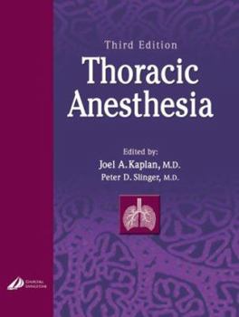 Hardcover Thoracic Anesthesia Book