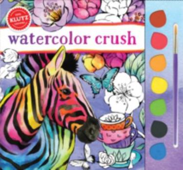 Spiral-bound Watercolor Crush-Paint W/Water Book