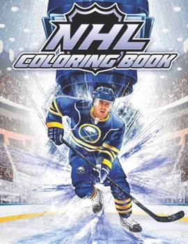 Paperback NHL Coloring Book: Famous National Hockey League Players and Team Logos Book