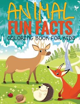 Paperback Animal Fun Facts (Coloring Book for Kids) Paperback Book