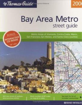 Paperback The Thomas Guide Bay Area Metro Street Guide [With CDROM] Book