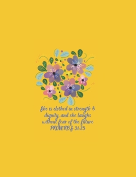 Paperback She Is Clothed: Gratitude Journal Book