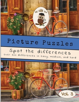 Paperback Picture Puzzles - Spot the differences: Vol. 3 Over 300 differences in easy, medium, and hard Book