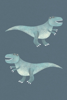 Paperback Notes: A Blank Sheet Music Notebook with Cute Tyrannosaurus Rex Cover Art Book